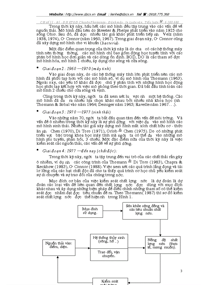 image for page Đánh giá chất lượng nước Hồ Tây Hà Nội dựa vào sự phú dưỡng bằng mô hình toán học