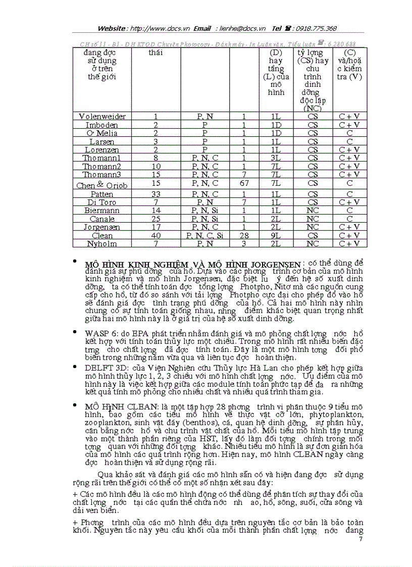 image for page Đánh giá chất lượng nước Hồ Tây Hà Nội dựa vào sự phú dưỡng bằng mô hình toán học