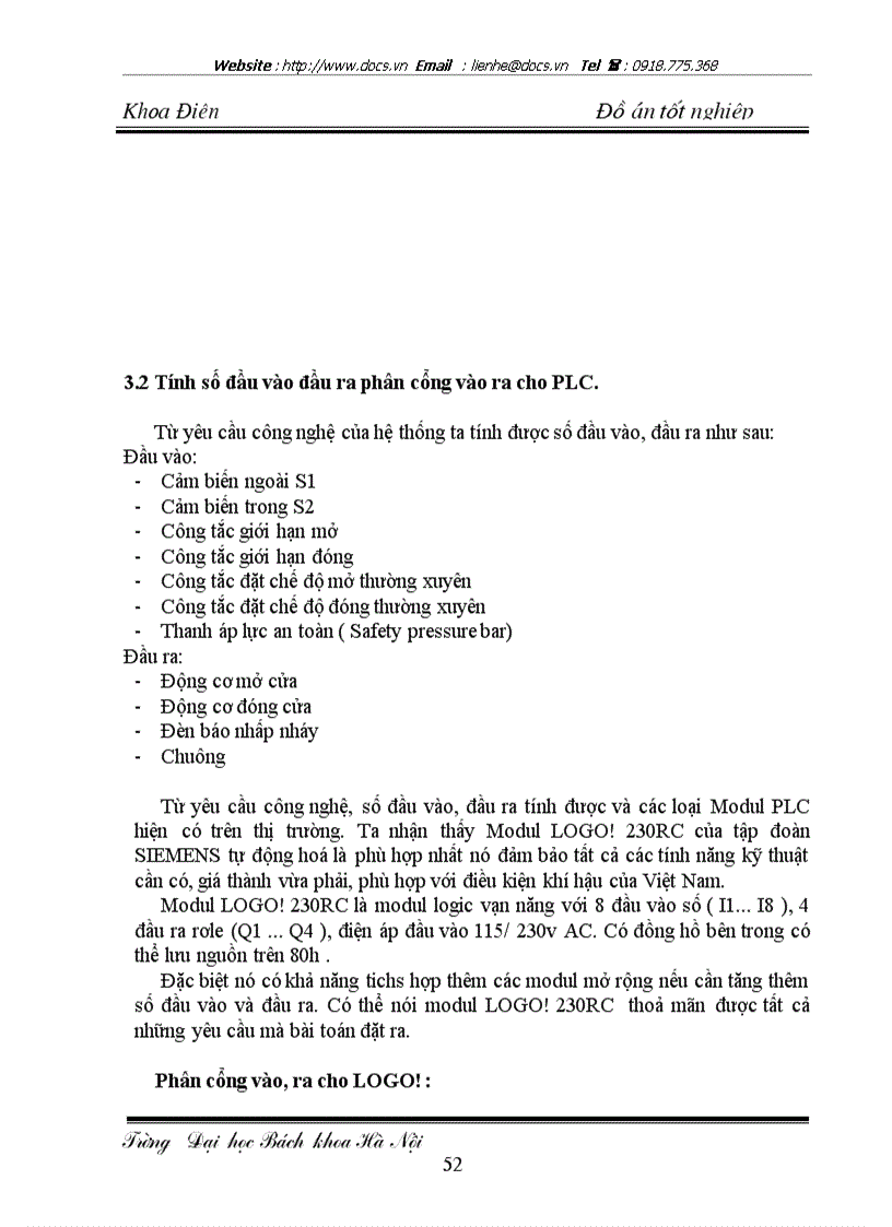 image for page Cửa tự động với modul LOGO