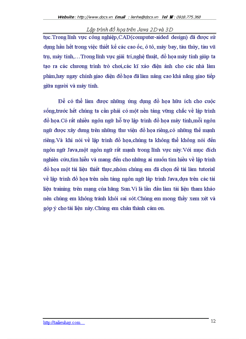 image for page Lập trình đồ họa với Java 3D