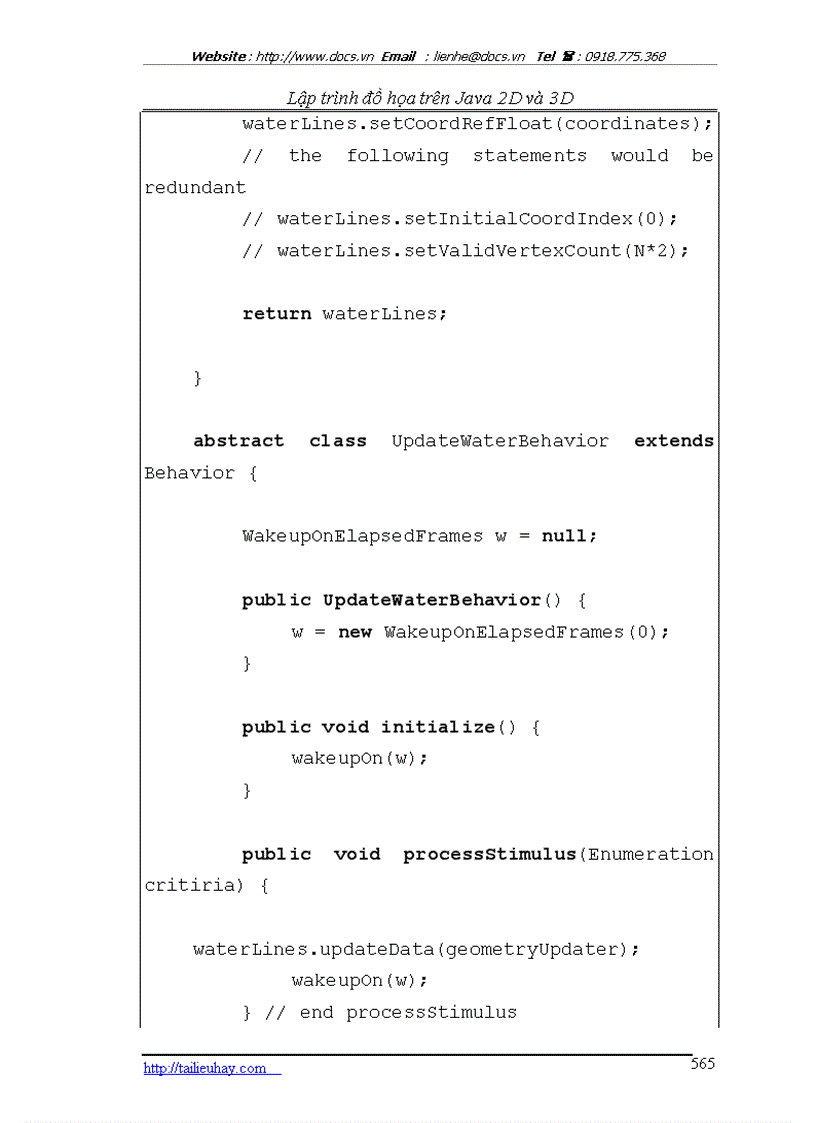 image for page Lập trình đồ họa với Java 3D