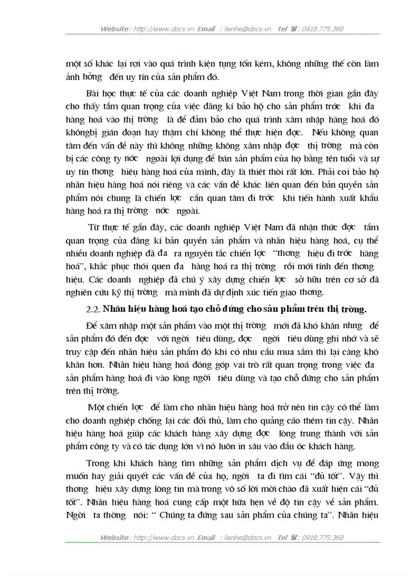 image for page Bản quyền sản phẩm và nhãn hiệu hàng hoá vấn đề cần quan tâm khi xuất khẩu hàng hoá ra thị trường nước ngoài