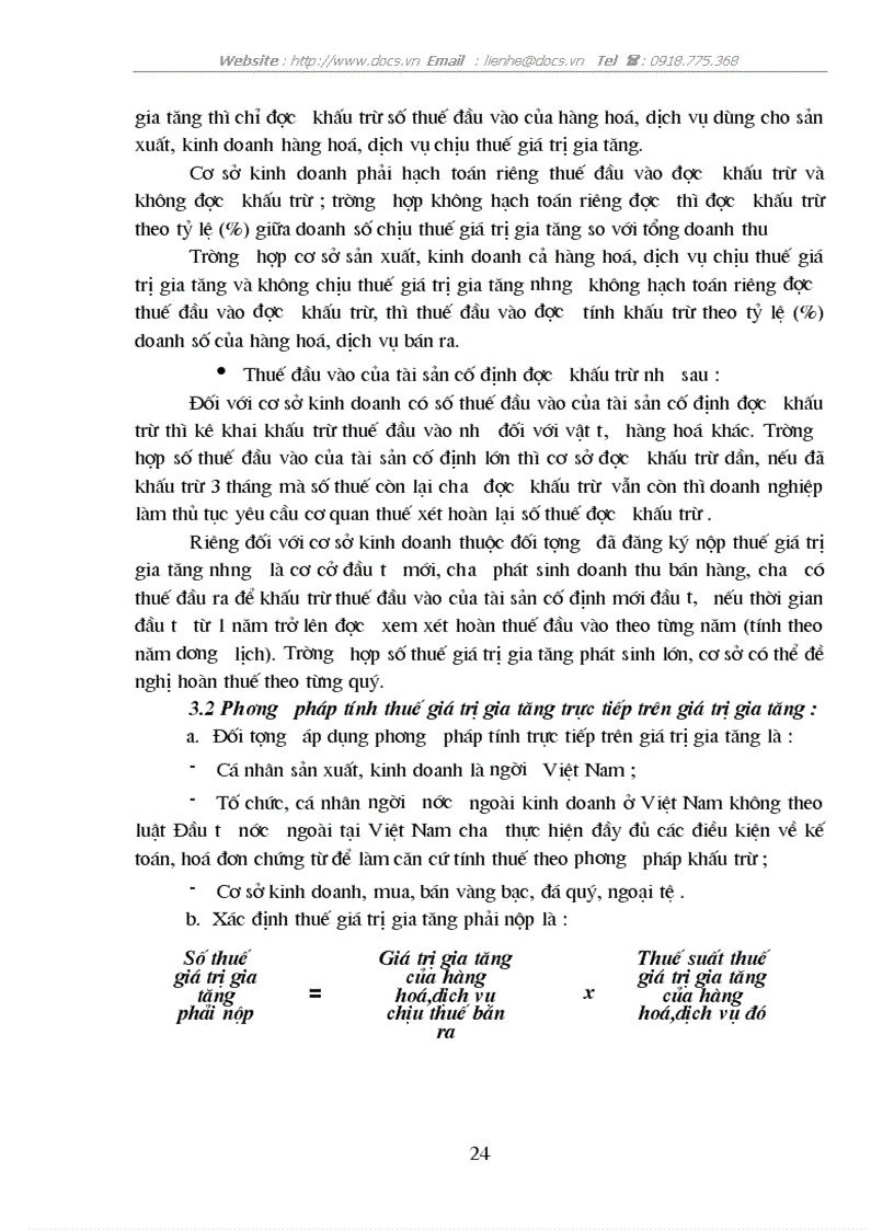 image for page Thuế Giá trị gia tăng thực trạng và phương hướng hoàn thiện Luật thuế GTGT ở Việt Nam