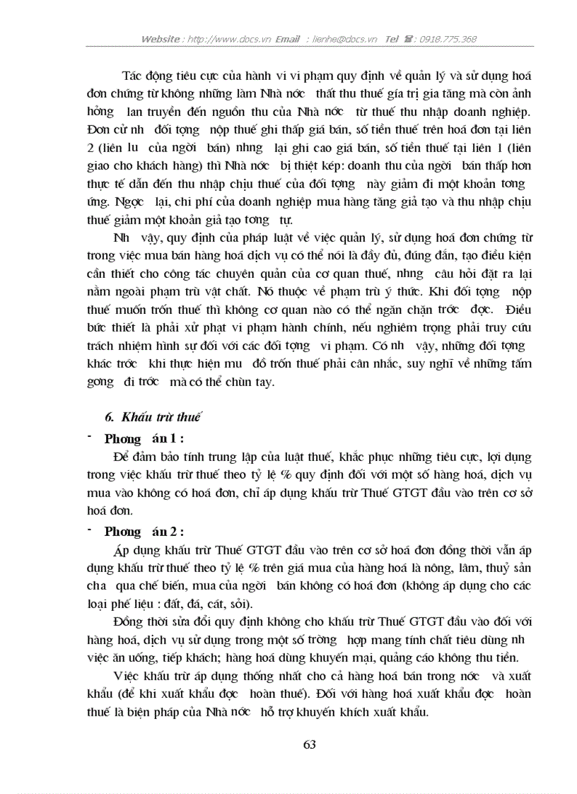 image for page Thuế Giá trị gia tăng thực trạng và phương hướng hoàn thiện Luật thuế GTGT ở Việt Nam