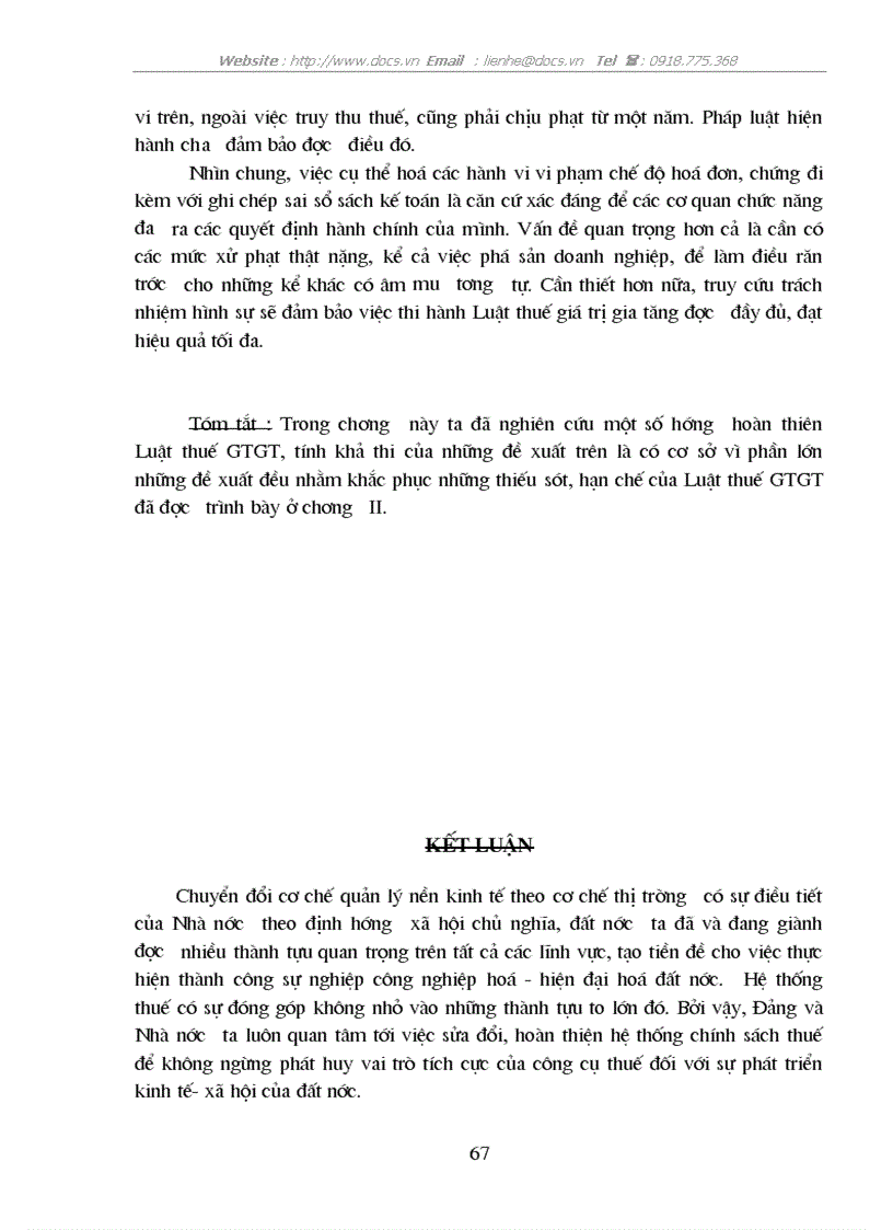 image for page Thuế Giá trị gia tăng thực trạng và phương hướng hoàn thiện Luật thuế GTGT ở Việt Nam