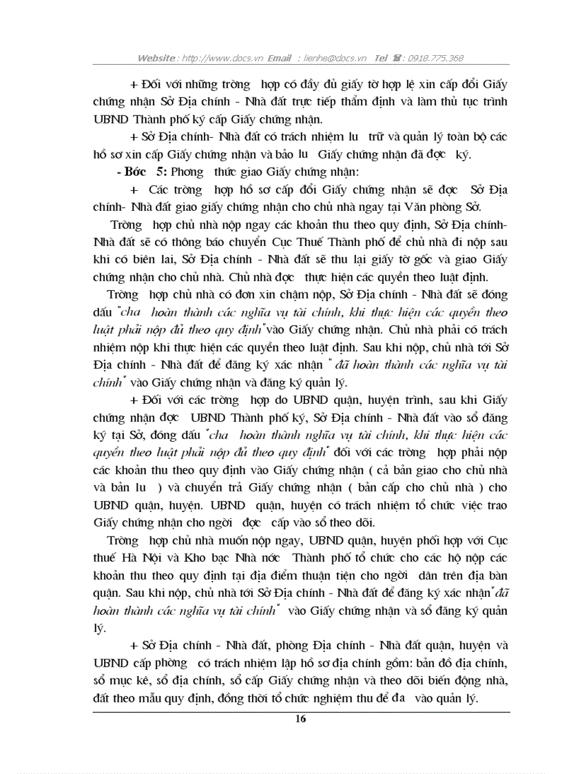 image for page Hiện trạng và một số giải pháp nhằm hoàn thiện công tác cấp giấy chứng nhận quyền sở hữu nhà và quyền sử dụng đất ở trên địa bàn Quận Hai Bà Trưng Th