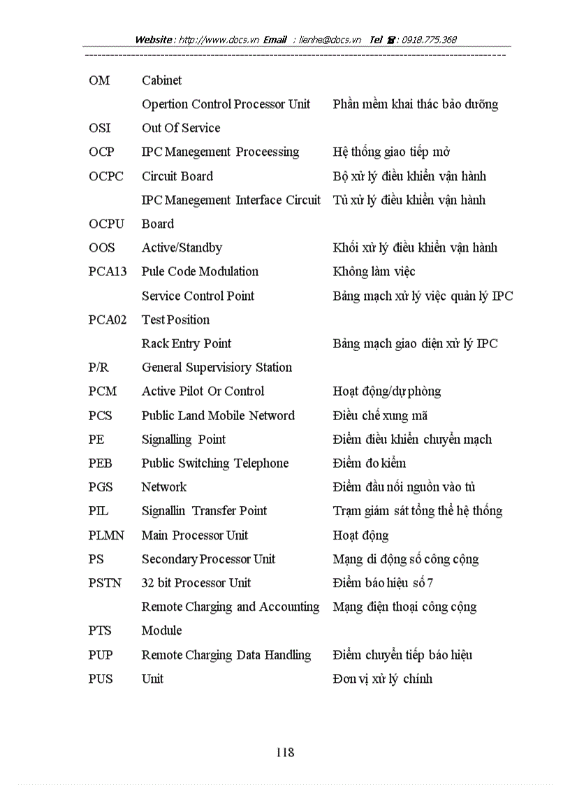 image for page Phân tích cấu trúc chức năng phần cứng của tổng đài A1000 E10