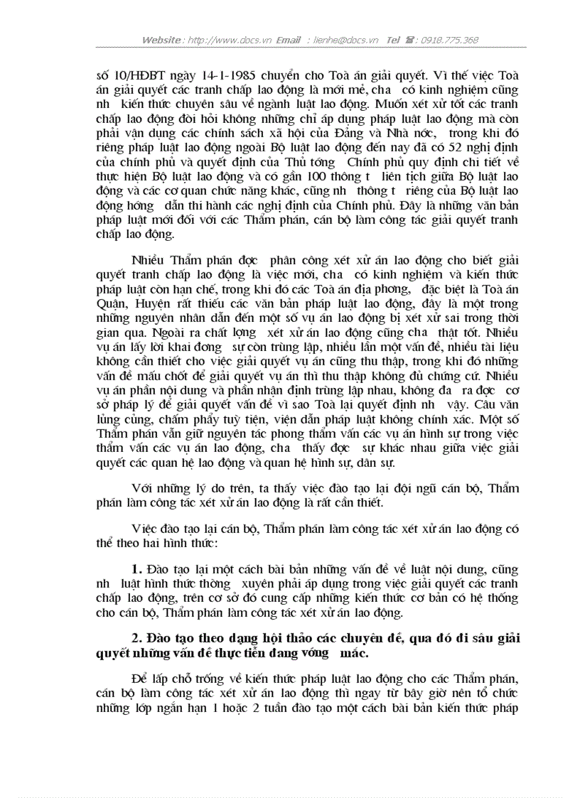 image for page Thực tiễn giải quyết các tranh chấp lao động tại toà án trong những năm qua