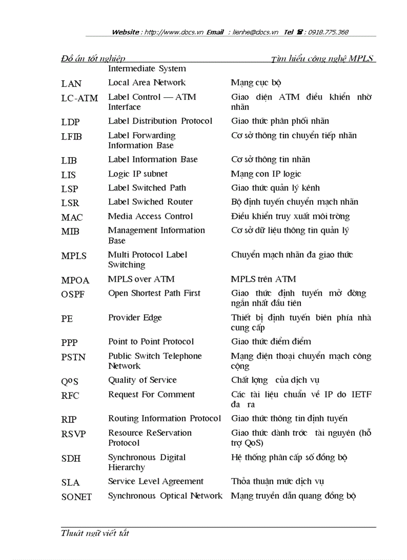 image for page Công nghệ chuyển mạch MPLS
