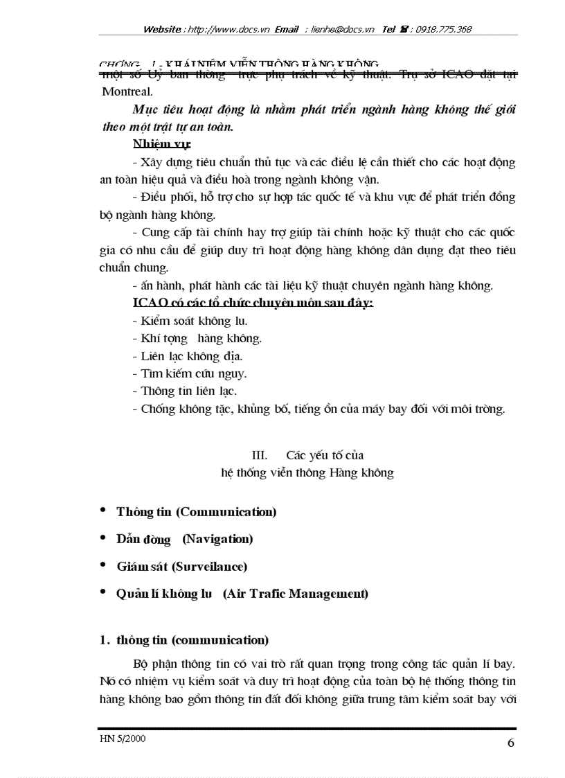 image for page Nghiên cứu Hệ thống chuyển mạch thoại trong viễn thông hàng không