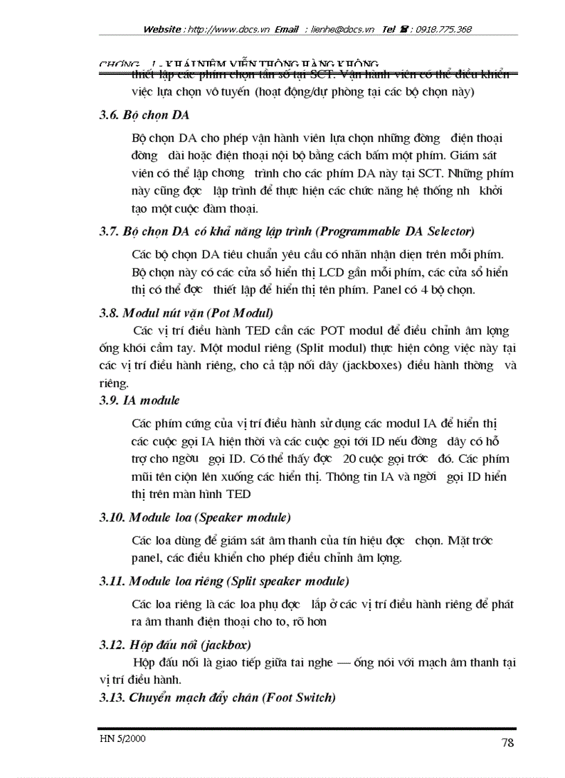 image for page Nghiên cứu Hệ thống chuyển mạch thoại trong viễn thông hàng không