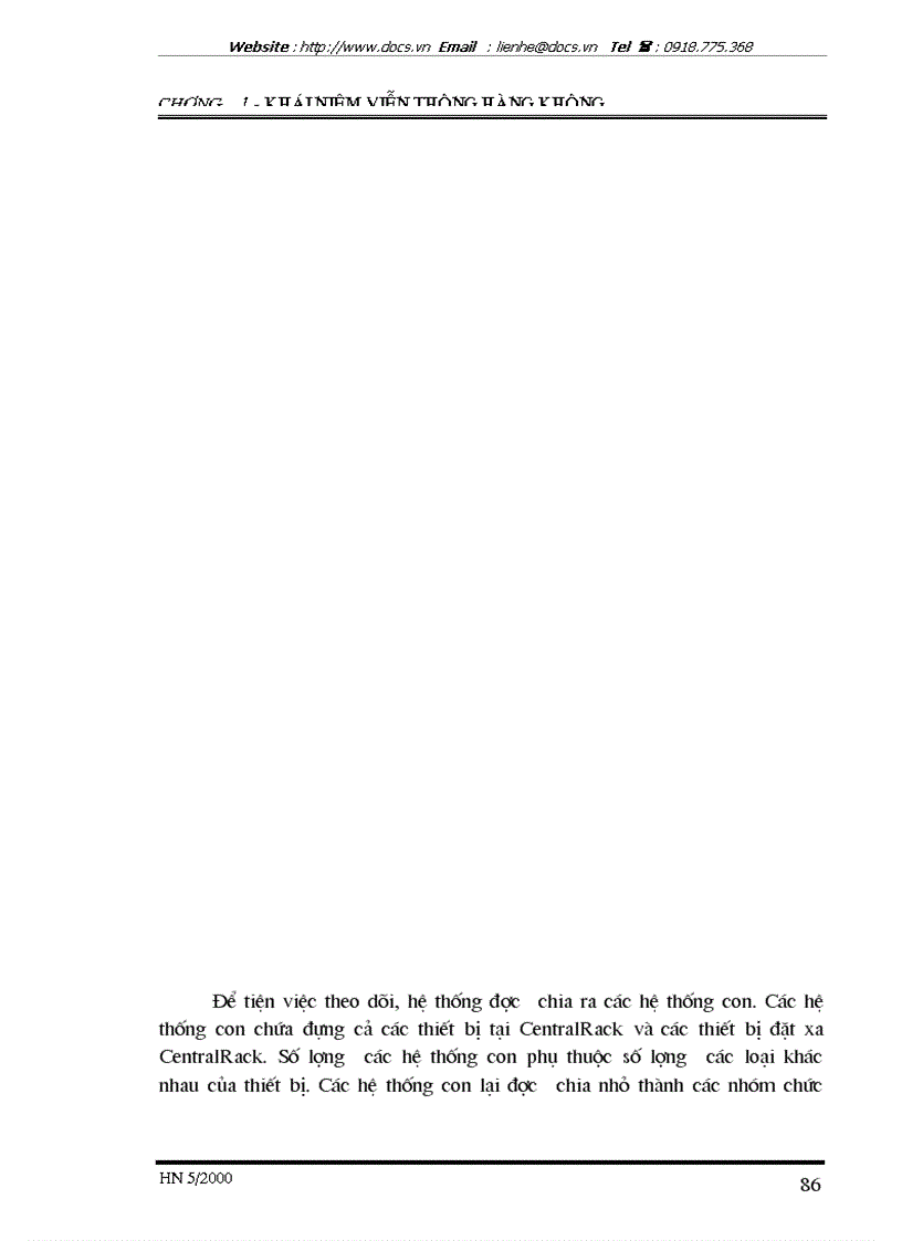 image for page Nghiên cứu Hệ thống chuyển mạch thoại trong viễn thông hàng không