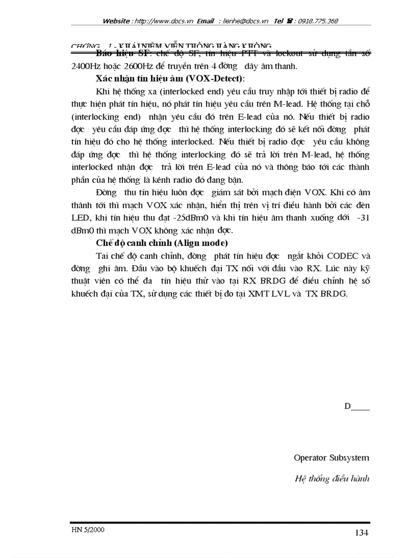 image for page Nghiên cứu Hệ thống chuyển mạch thoại trong viễn thông hàng không