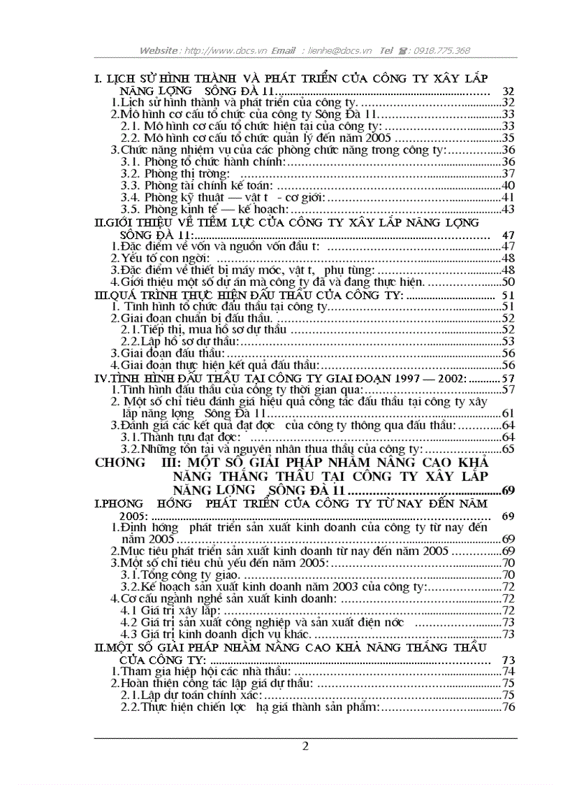 image for page Một số giải pháp nhằm nâng cao khả năng thắng thầu tại Công ty Xây lắp năng lượng Sông Đà 11
