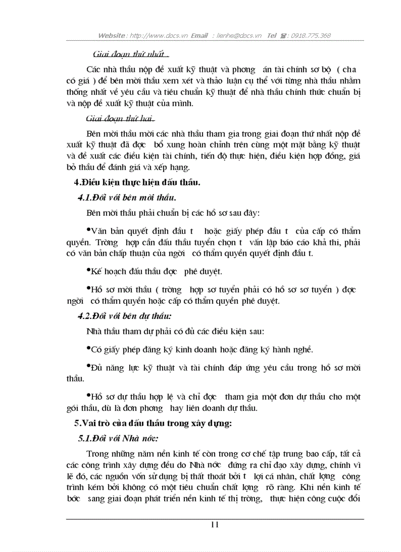 image for page Một số giải pháp nhằm nâng cao khả năng thắng thầu tại Công ty Xây lắp năng lượng Sông Đà 11