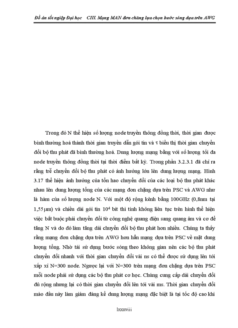 image for page Mạng man đơn chặng lựa chọn bước sóng dựa trên awg