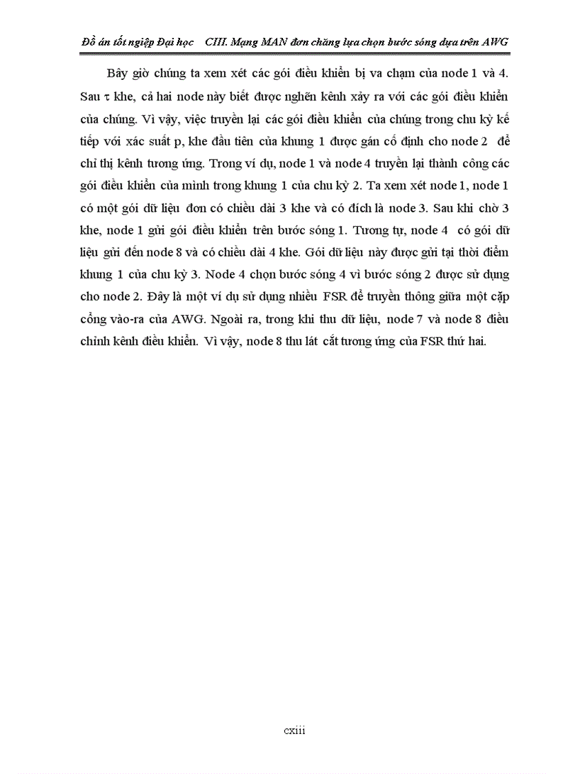 image for page Mạng man đơn chặng lựa chọn bước sóng dựa trên awg