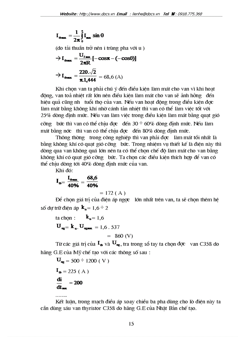 image for page Thiết kế tính toán mạch lực