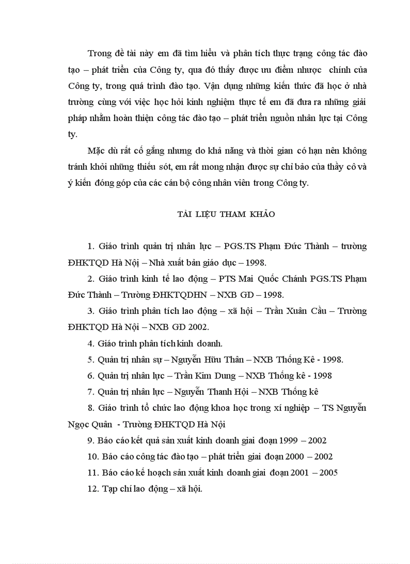 image for page Hoàn thiện công tác đào tạo và phát triển nguồn nhân lực ở Công ty sản xuất và xuất nhập khẩu bao bì