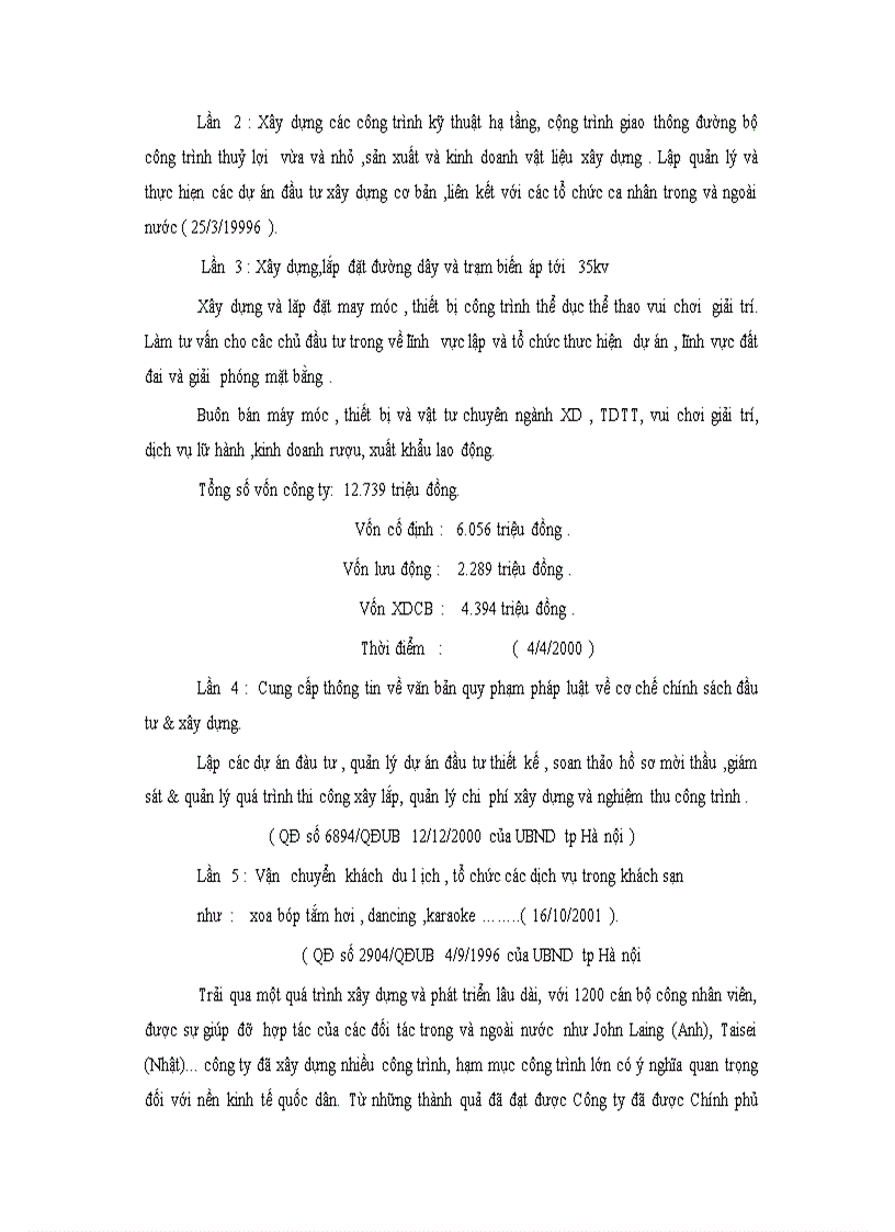 image for page Công tác chuẩn bị của công ty XD số 1 Hà nội