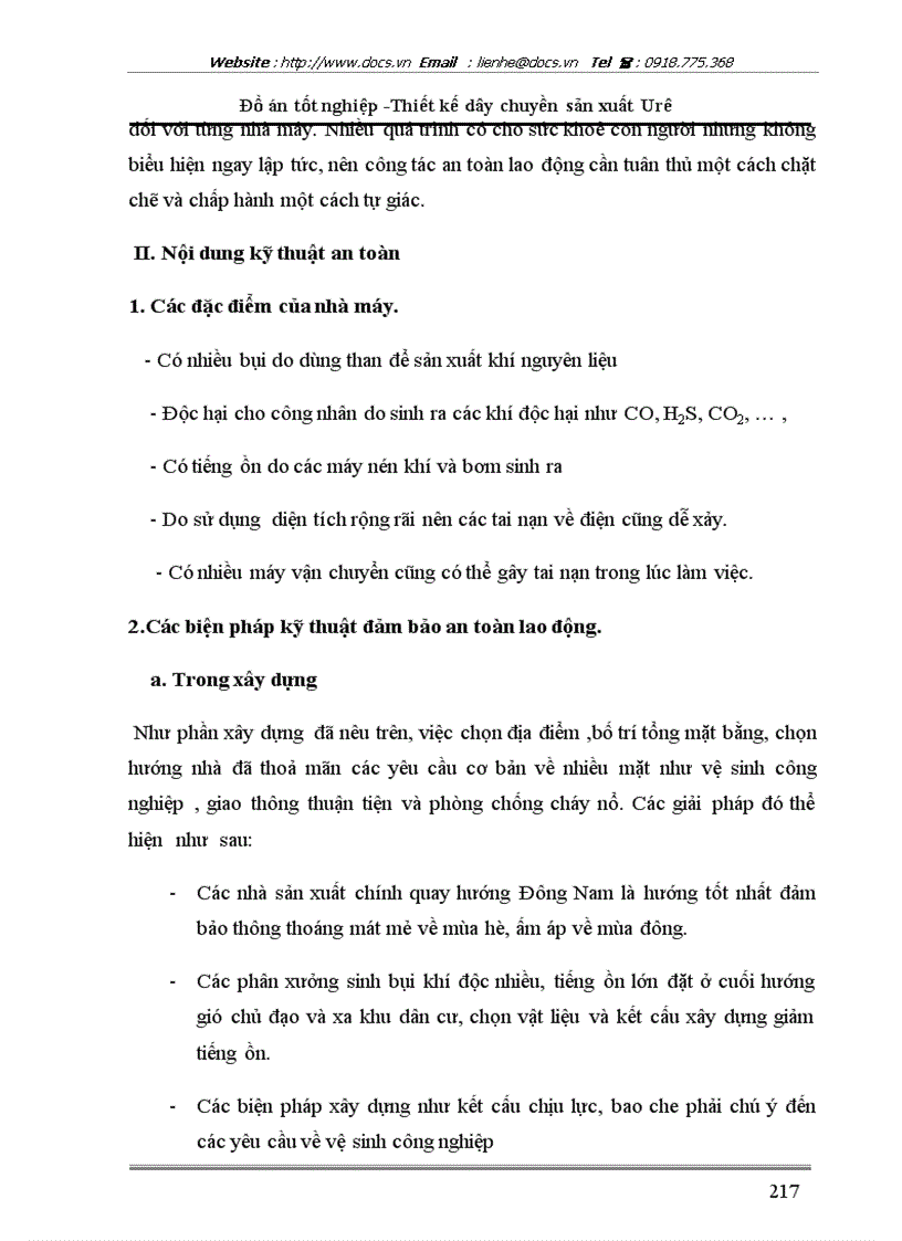 image for page Thiết kế dây chuyền sản xuất Urê