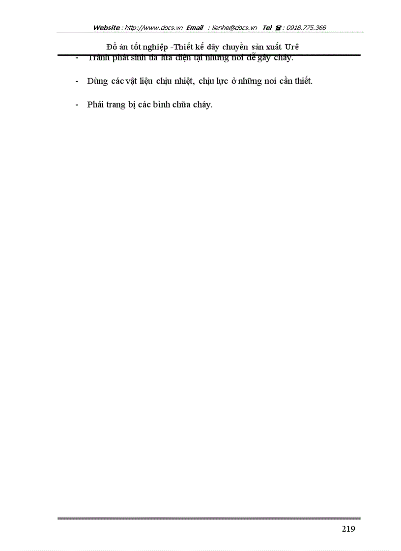 image for page Thiết kế dây chuyền sản xuất Urê