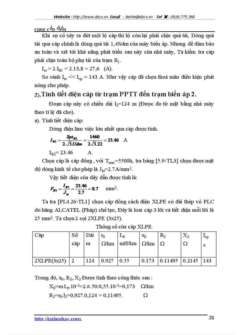image for page Chọn thiết bị điện hạ áp thiết kế mạng hạ áp cho phân xưởng sửa chữa cơ khí Tính bù công suất phản kháng cho nhà máy