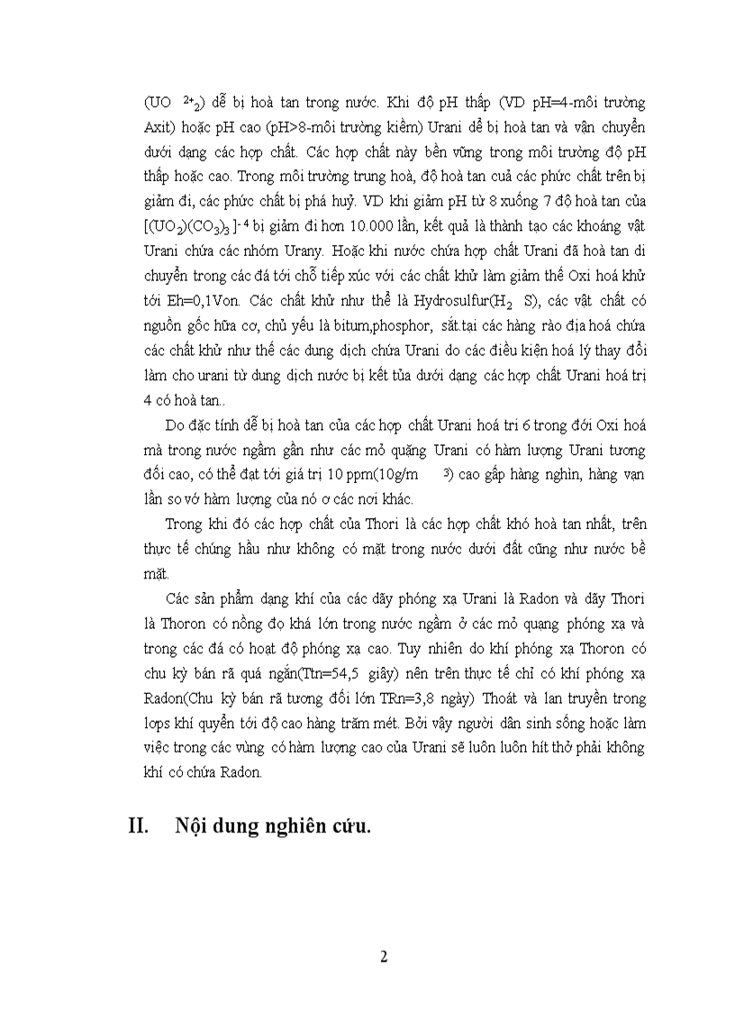 image for page Mức Độ Ô Nhiễm Nguồn Nước Và Sự Xâm Nhập Các Chất Phóng Xạ Vào Cơ Thể Người Theo Bản Chất Và Đặc Điểm Các Dị Thường Phóng Xạ