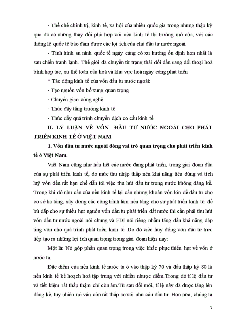 image for page Tác động của vốn đầu tư nước ngoài vào Việt Nam trong thời kỳ CNH HĐH và một số phương hướng và biện pháp để thu hút vốn đầu tư nước ngoài vào Việt