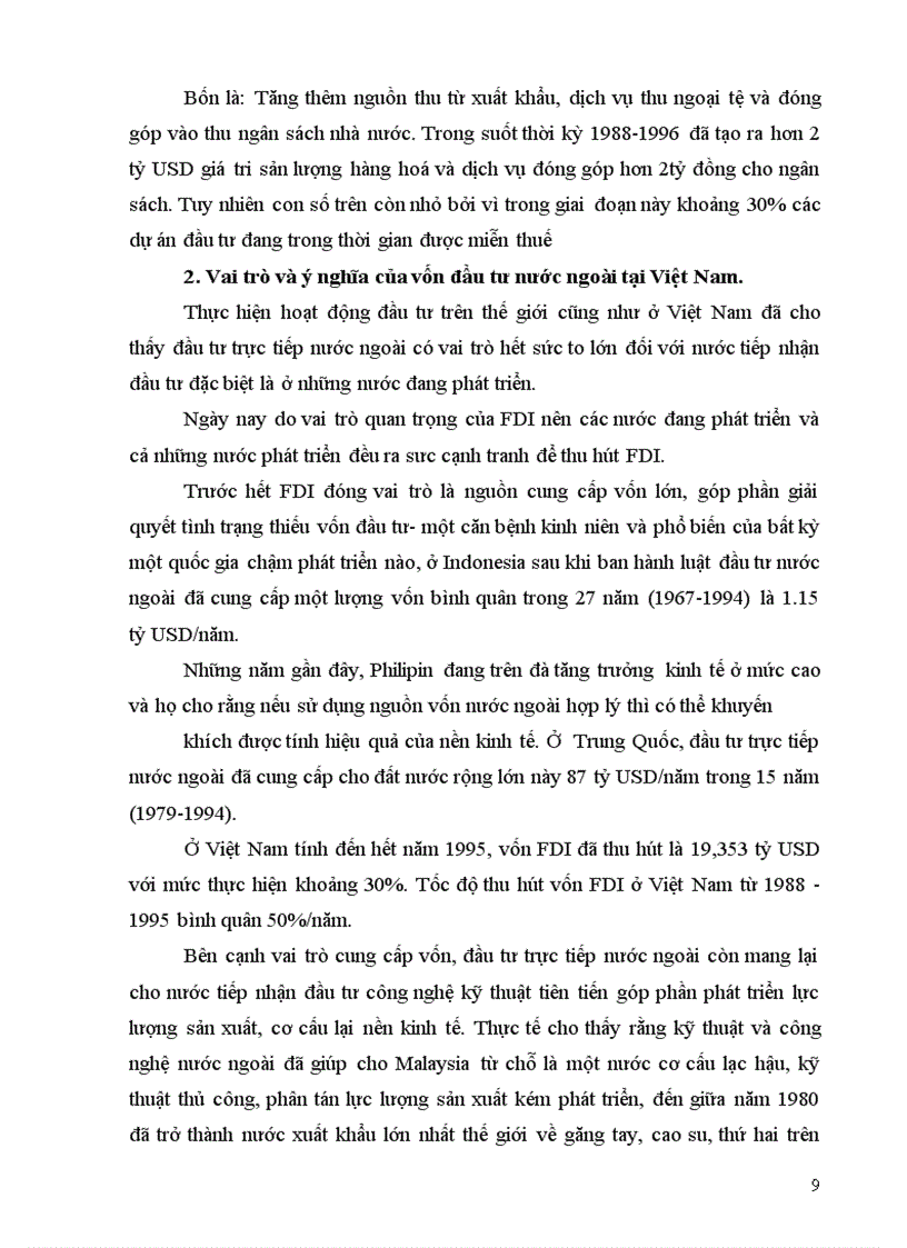 image for page Tác động của vốn đầu tư nước ngoài vào Việt Nam trong thời kỳ CNH HĐH và một số phương hướng và biện pháp để thu hút vốn đầu tư nước ngoài vào Việt