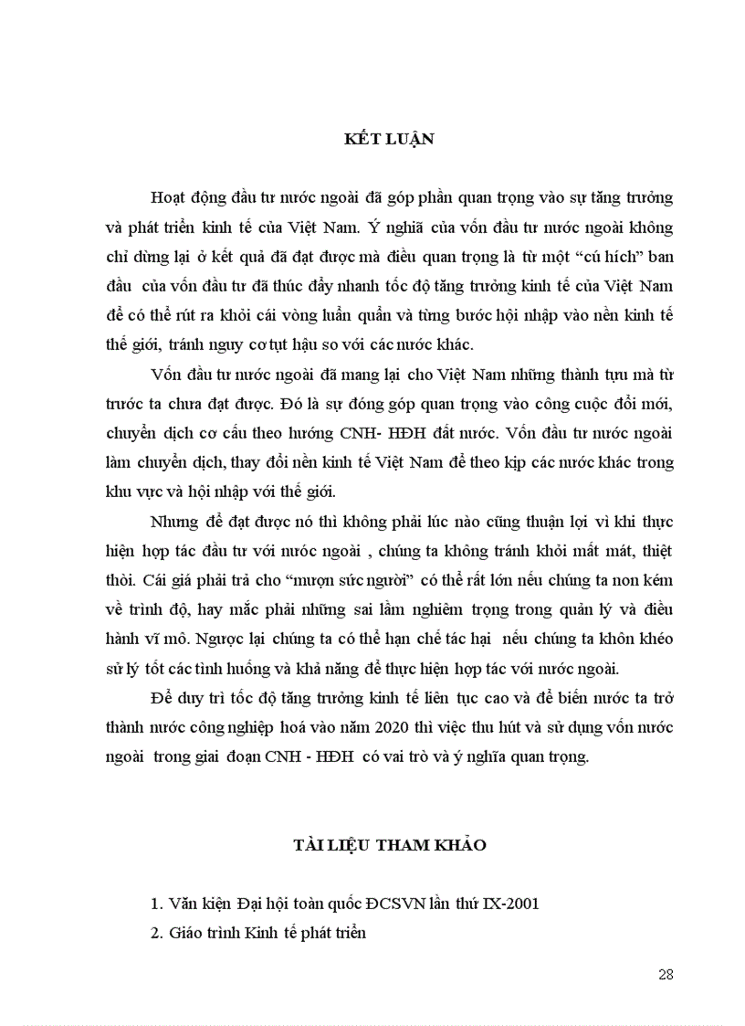 image for page Tác động của vốn đầu tư nước ngoài vào Việt Nam trong thời kỳ CNH HĐH và một số phương hướng và biện pháp để thu hút vốn đầu tư nước ngoài vào Việt