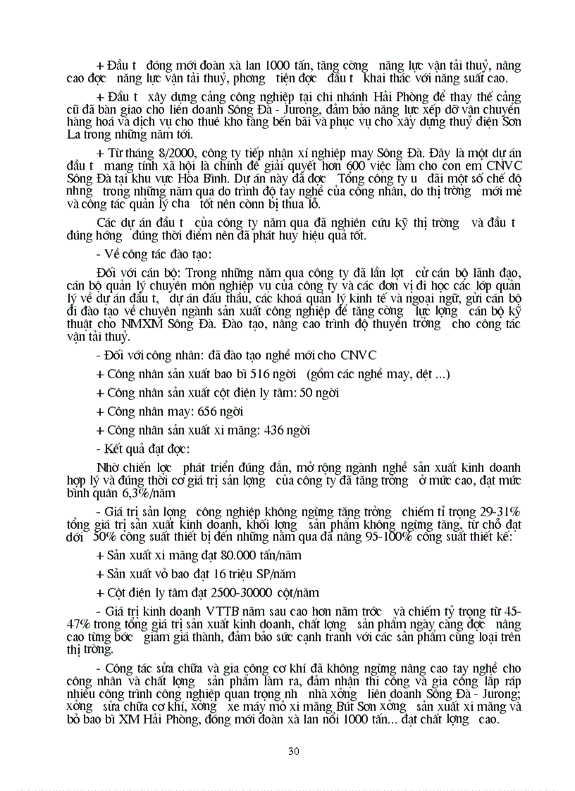 image for page Một số biện pháp chủ yếu nhằm góp phần hoàn thiện quá trình xây dựng chiến lược kinh doanh ở Công ty Xây lắp Vật tư Vận tải Sông Đà 12