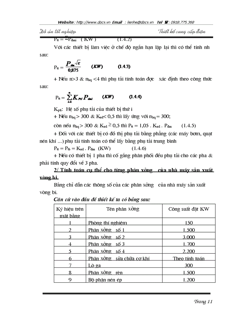image for page Thiết kế chiếu sáng cho phân xưởng sửa chữa cơ khí