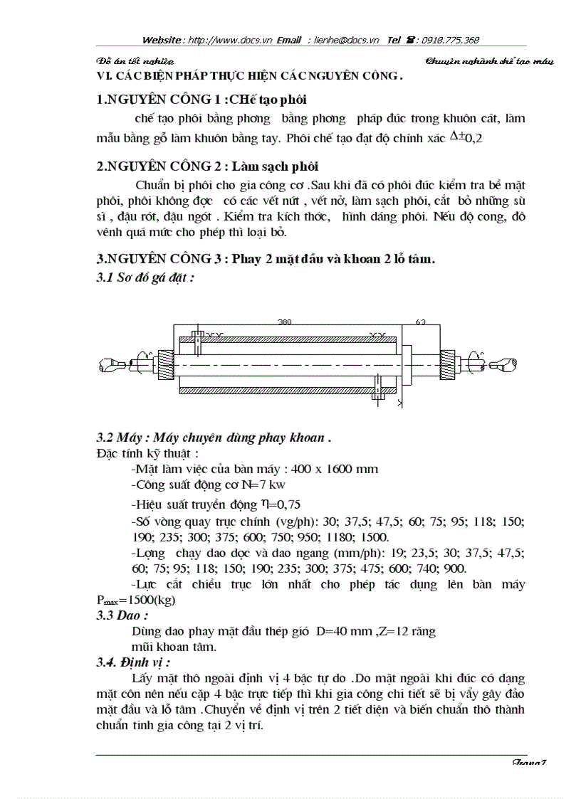 image for page Thiết kế qui trình công nghệ gia công ống lót cọc sợi thiết kế máy khoan chuyên dùng cải tiến máy mài thành máy khôn