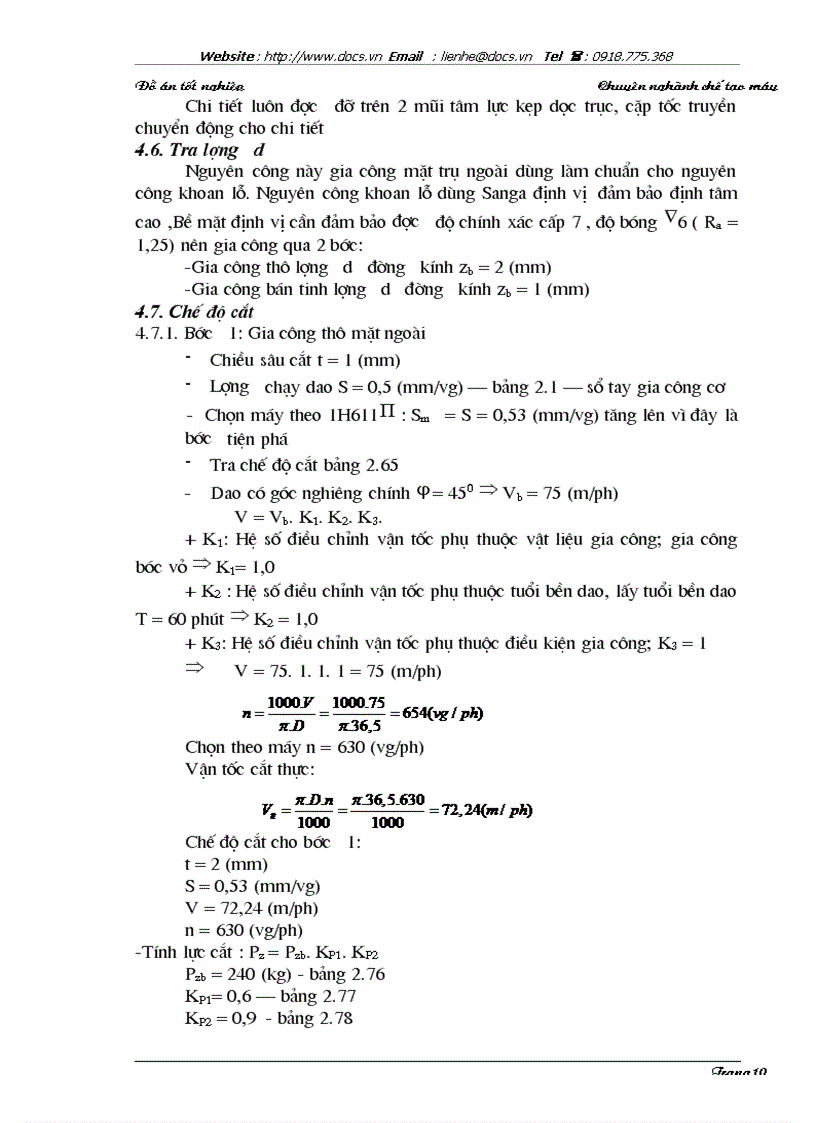 image for page Thiết kế qui trình công nghệ gia công ống lót cọc sợi thiết kế máy khoan chuyên dùng cải tiến máy mài thành máy khôn