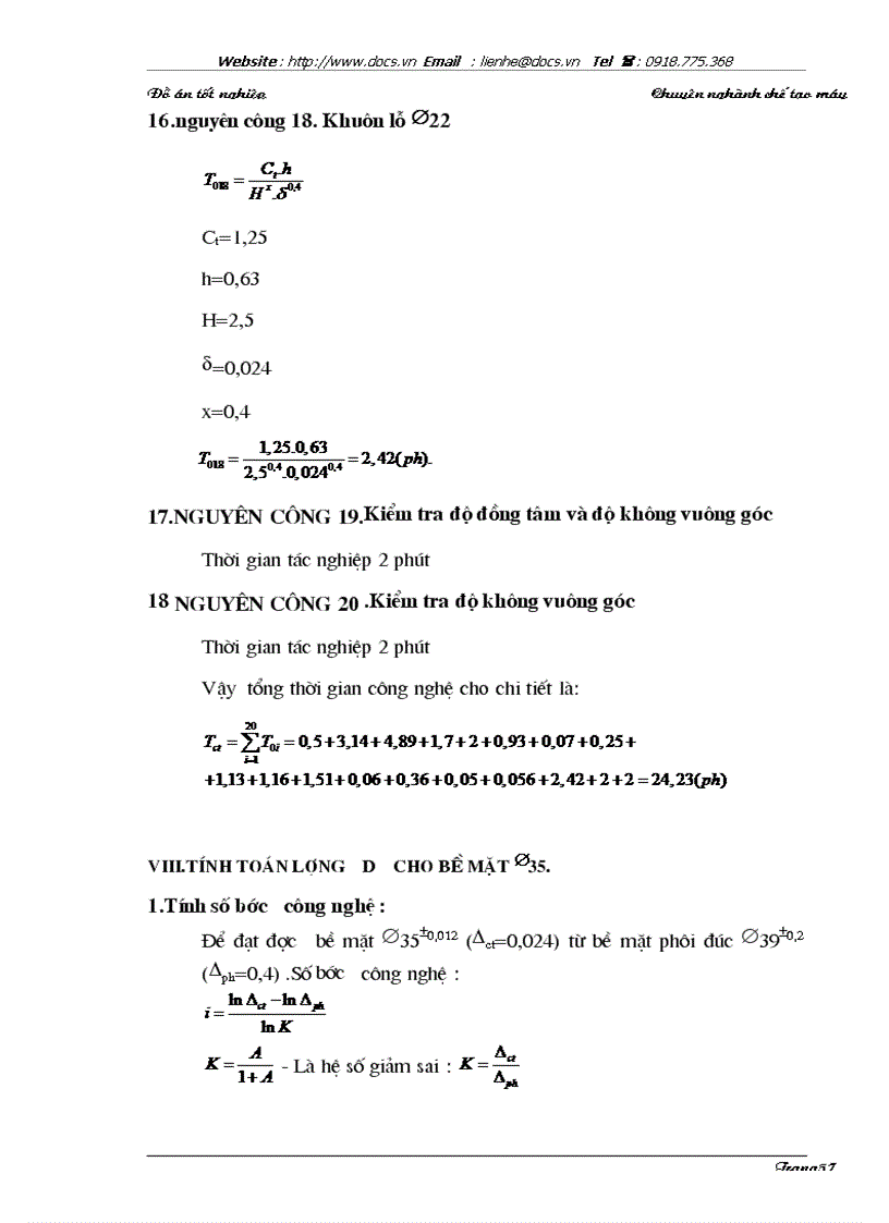 image for page Thiết kế qui trình công nghệ gia công ống lót cọc sợi thiết kế máy khoan chuyên dùng cải tiến máy mài thành máy khôn