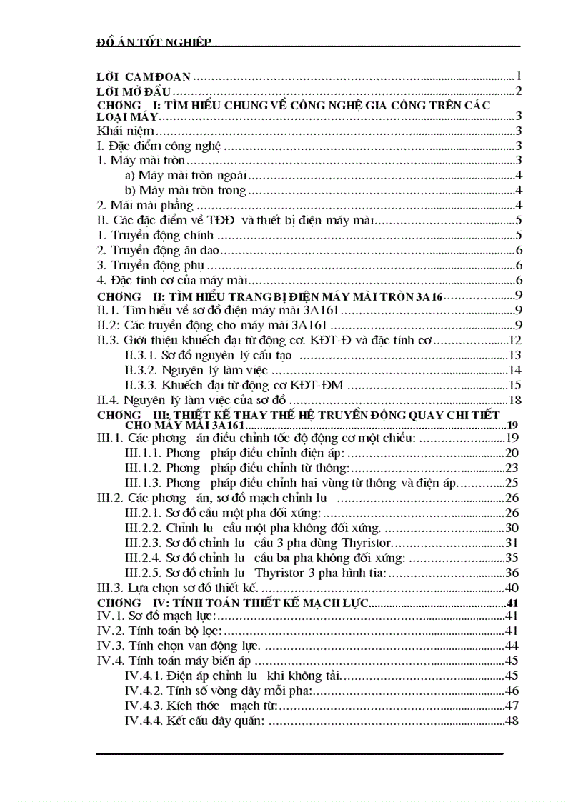 image for page Thiết kế thay thế hệ truyền động quay chi tiết cho máy mài 3A16