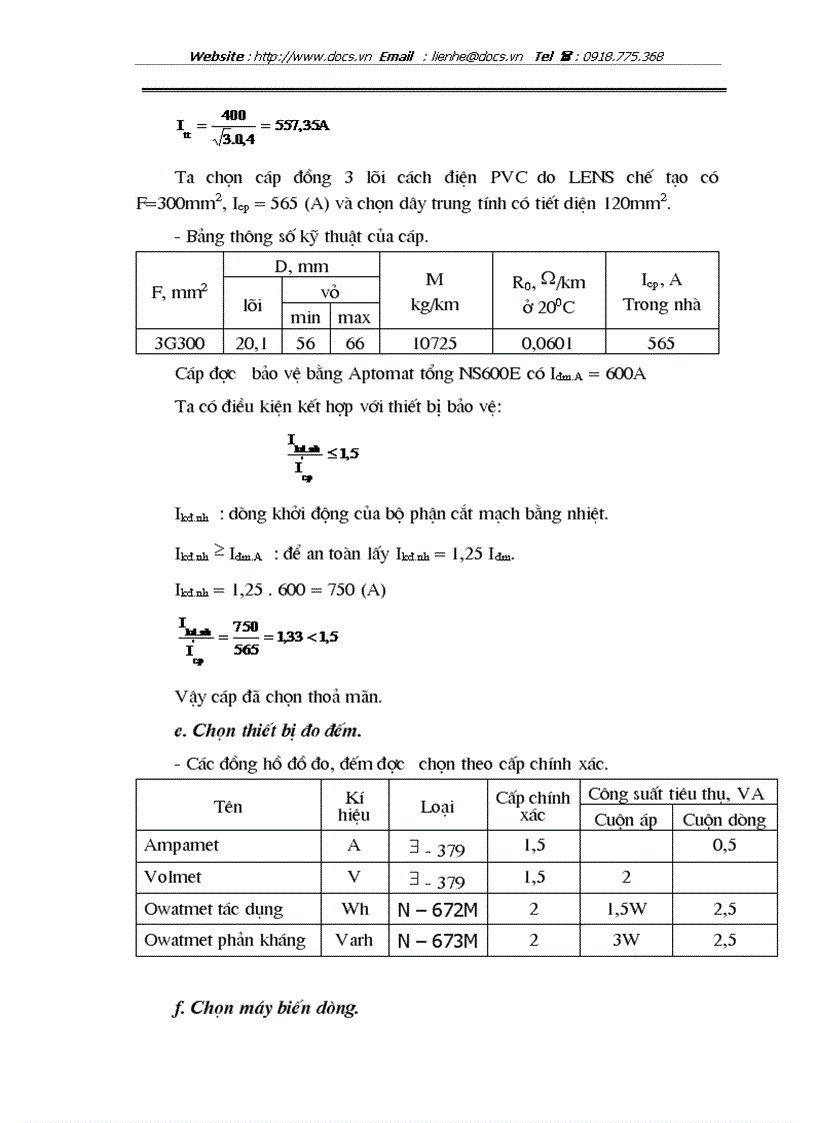 image for page Thiết kế cung cấp điện cho nhà máy cơ khí địa Phương