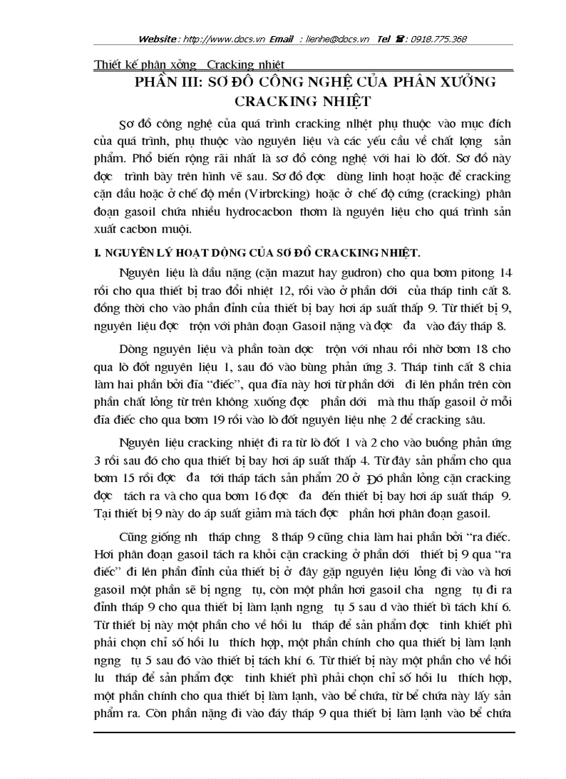image for page SƠ ĐÔ CÔNG Nghệ CủA PHÂN XƯởNG CRACKiNG NHIệT