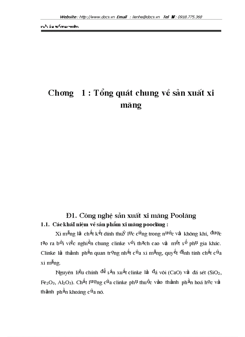 image for page Công nghệ sản xuất xi măng Poolăng