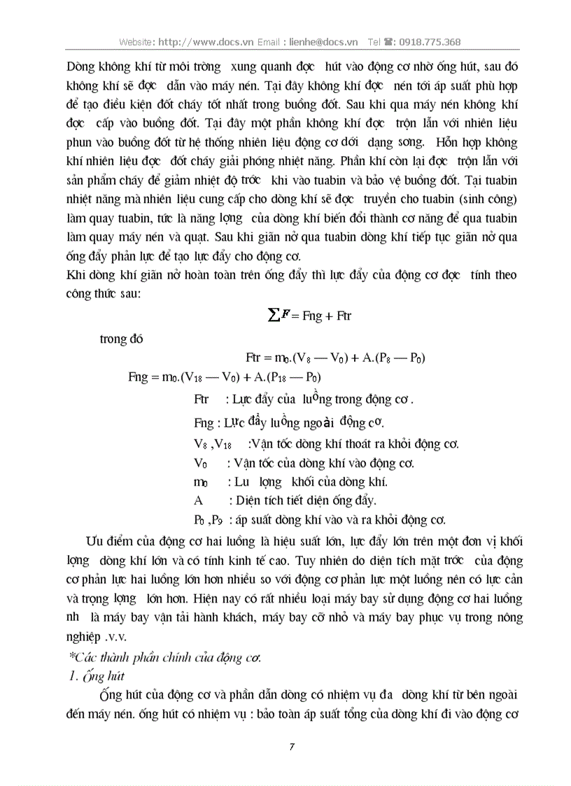 image for page Các loại động cơ máy bay