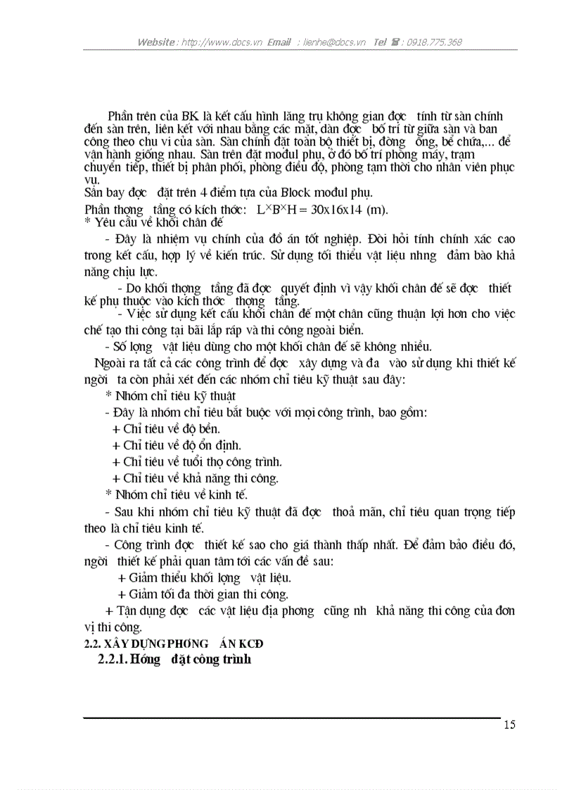 image for page Đặc điểm của các loại công trình biển cố định