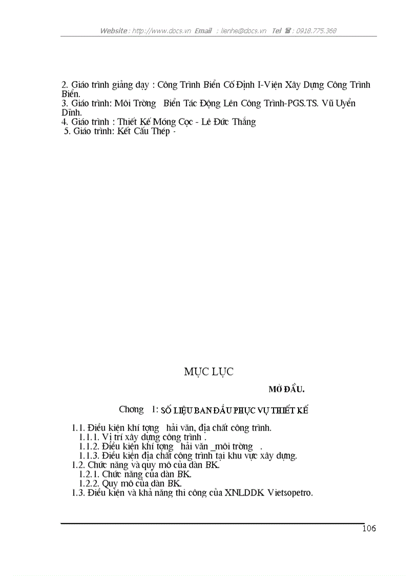 image for page Đặc điểm của các loại công trình biển cố định