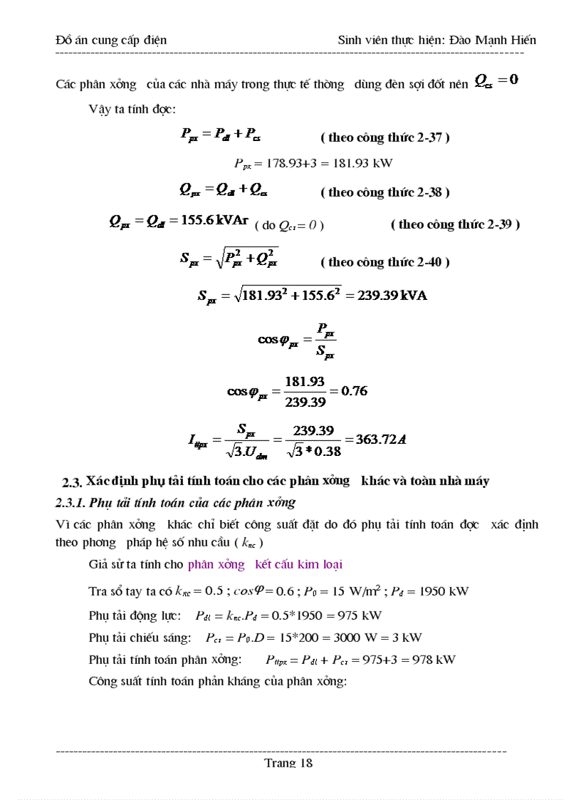 image for page Thiết kế hệ thống cung cấp điện cho nhà máy cơ khí địa phương