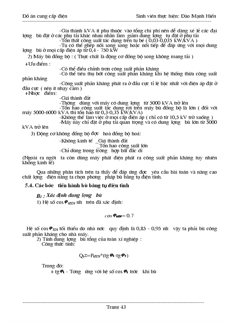 image for page Thiết kế hệ thống cung cấp điện cho nhà máy cơ khí địa phương