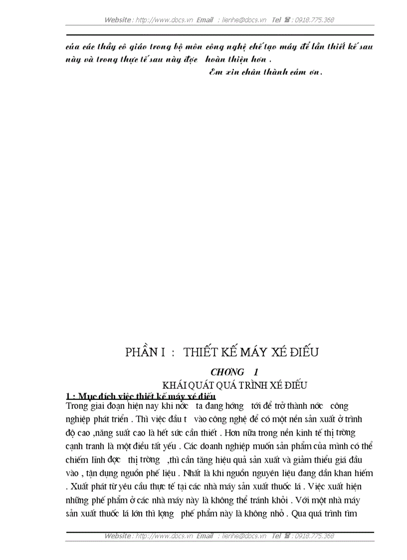 image for page Thiết kế chế tạo máy xé điếu thuốc phế phẩm