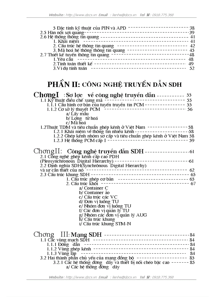 Tổng quan về hệ thống thông tin quang