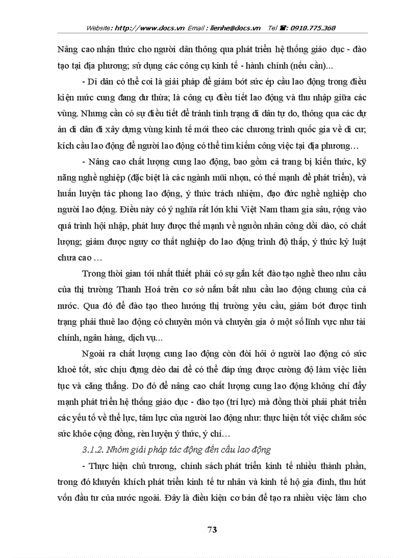 image for page Một số giải pháp nhằm phát triển thị trường lao động tỉnh Thanh Hoá