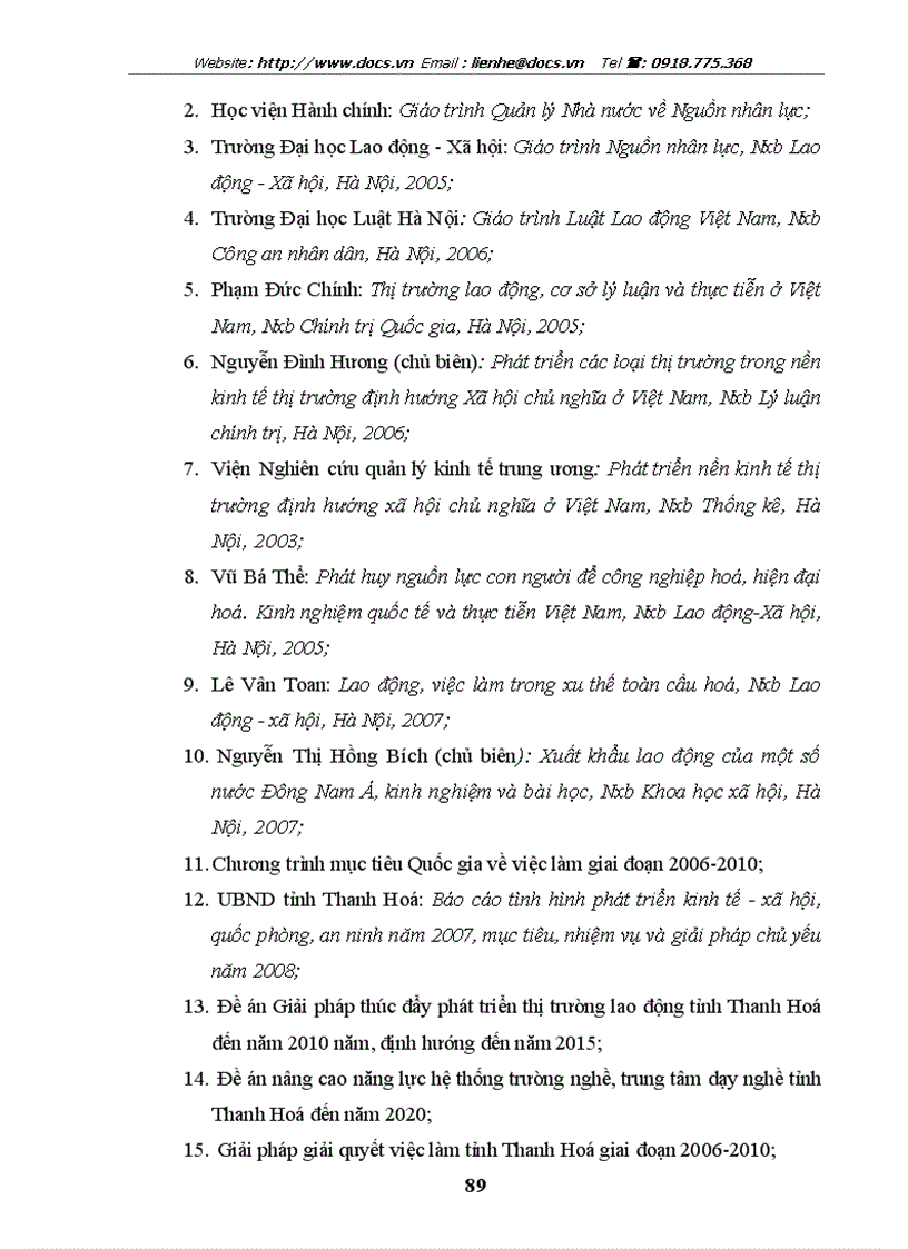 image for page Một số giải pháp nhằm phát triển thị trường lao động tỉnh Thanh Hoá