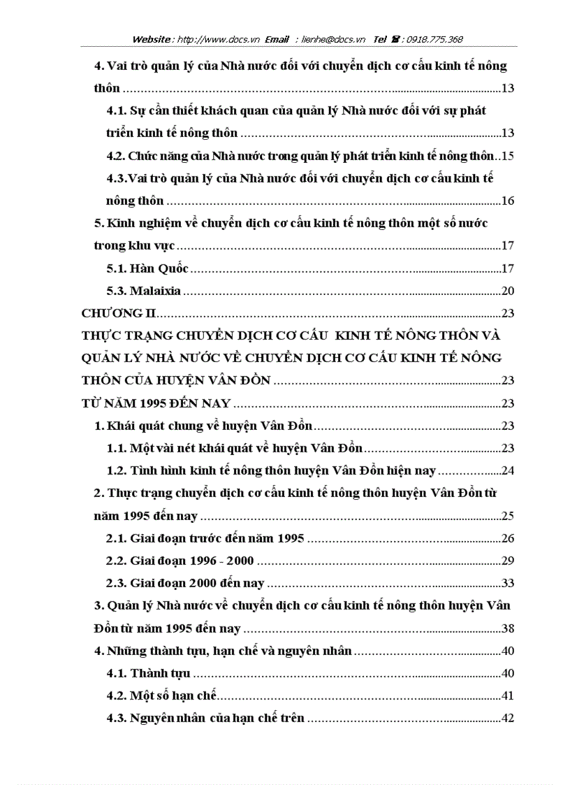 image for page Một số giải pháp chủ yếu thúc đẩy chuyển dịch cơ cấu kinh tế nông thôn huyện vân đồn đến năm 2020